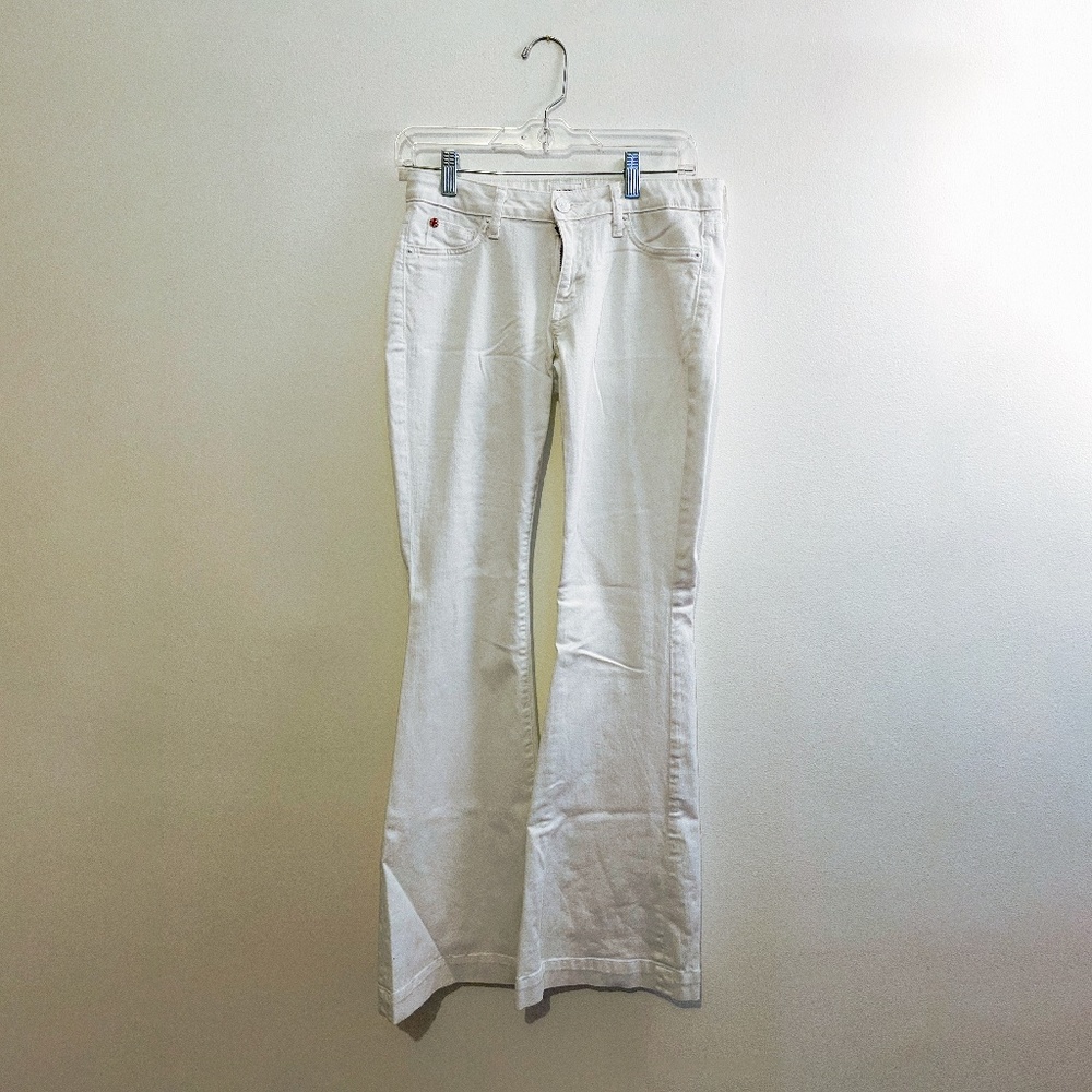 White Hudson Flare Jeans size 27